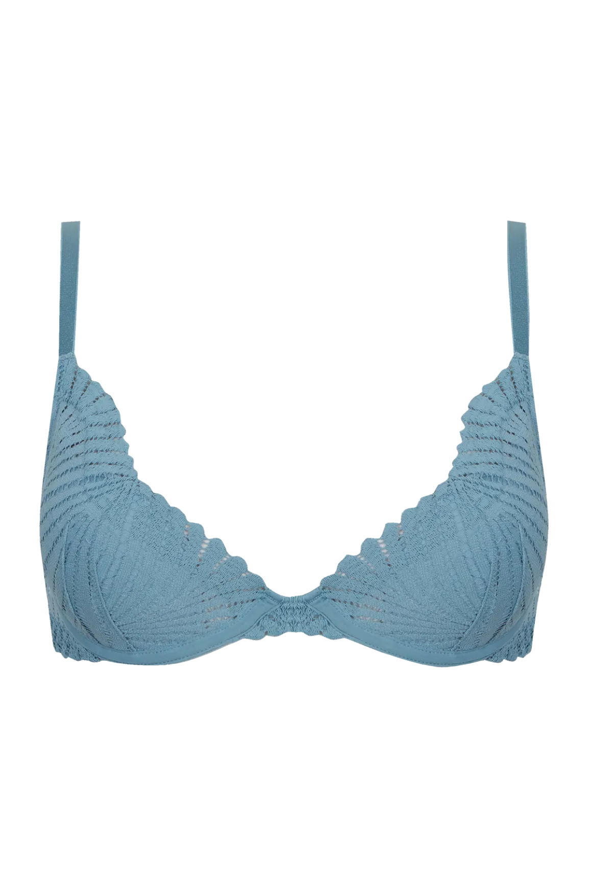 Soutien-gorge à coques Muse - Bleu perle