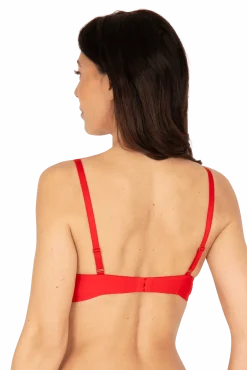 Soutien-gorge à coques Muse - Rouge ardent