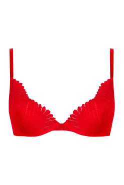 Soutien-gorge à coques Muse - Rouge ardent