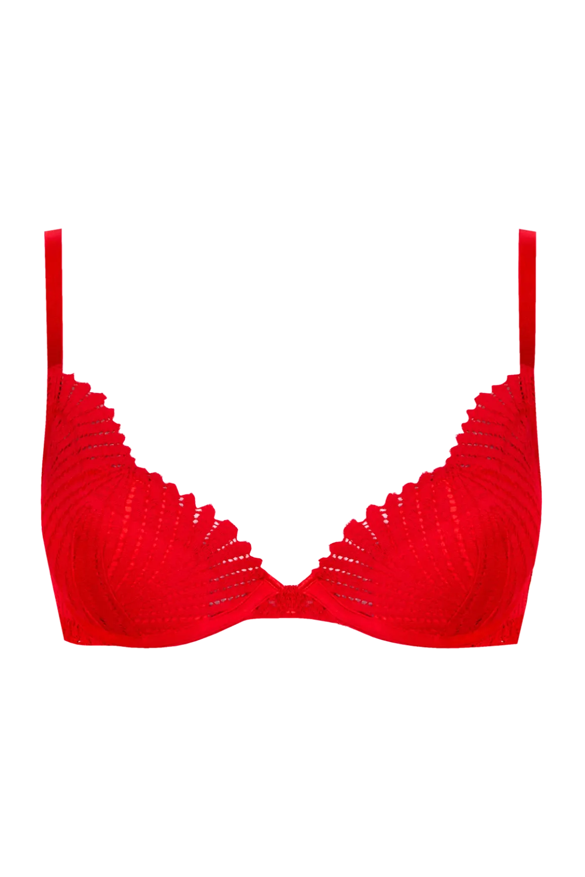 Soutien-gorge à coques Muse - Rouge ardent