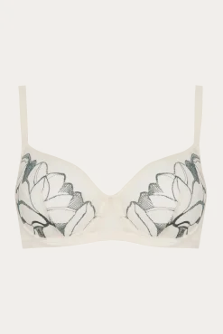 Soutien-gorge à coques Nymphéas - Soie