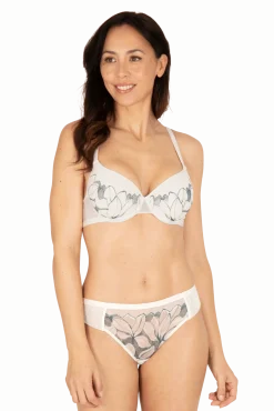 Soutien-gorge à coques Nymphéas - Soie