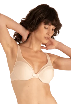 Soutien-gorge coques Tulle Design - Nude