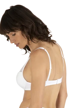 Soutien-gorge coques Tulle Design - Blanc