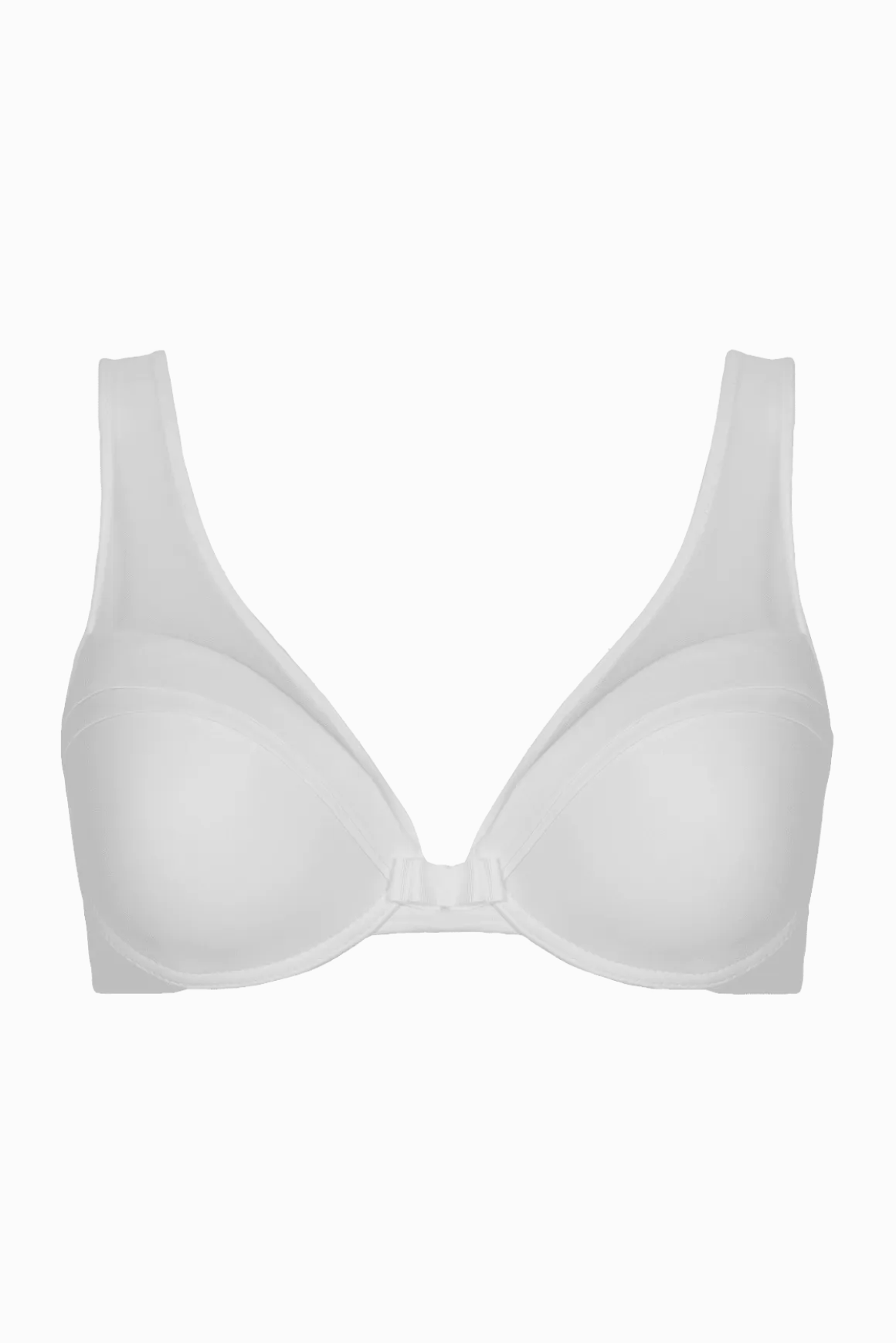 Soutien-gorge coques Tulle Design - Blanc
