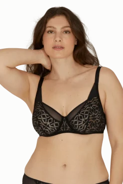 Soutien-gorge corbeille à armatures Equinoxe - Noir