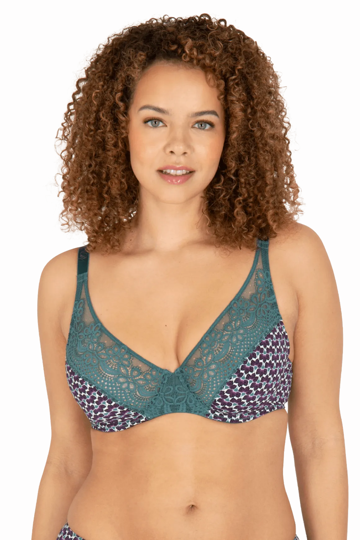 Soutien-gorge foulard à armatures L'irrésistible - Imprimé folk