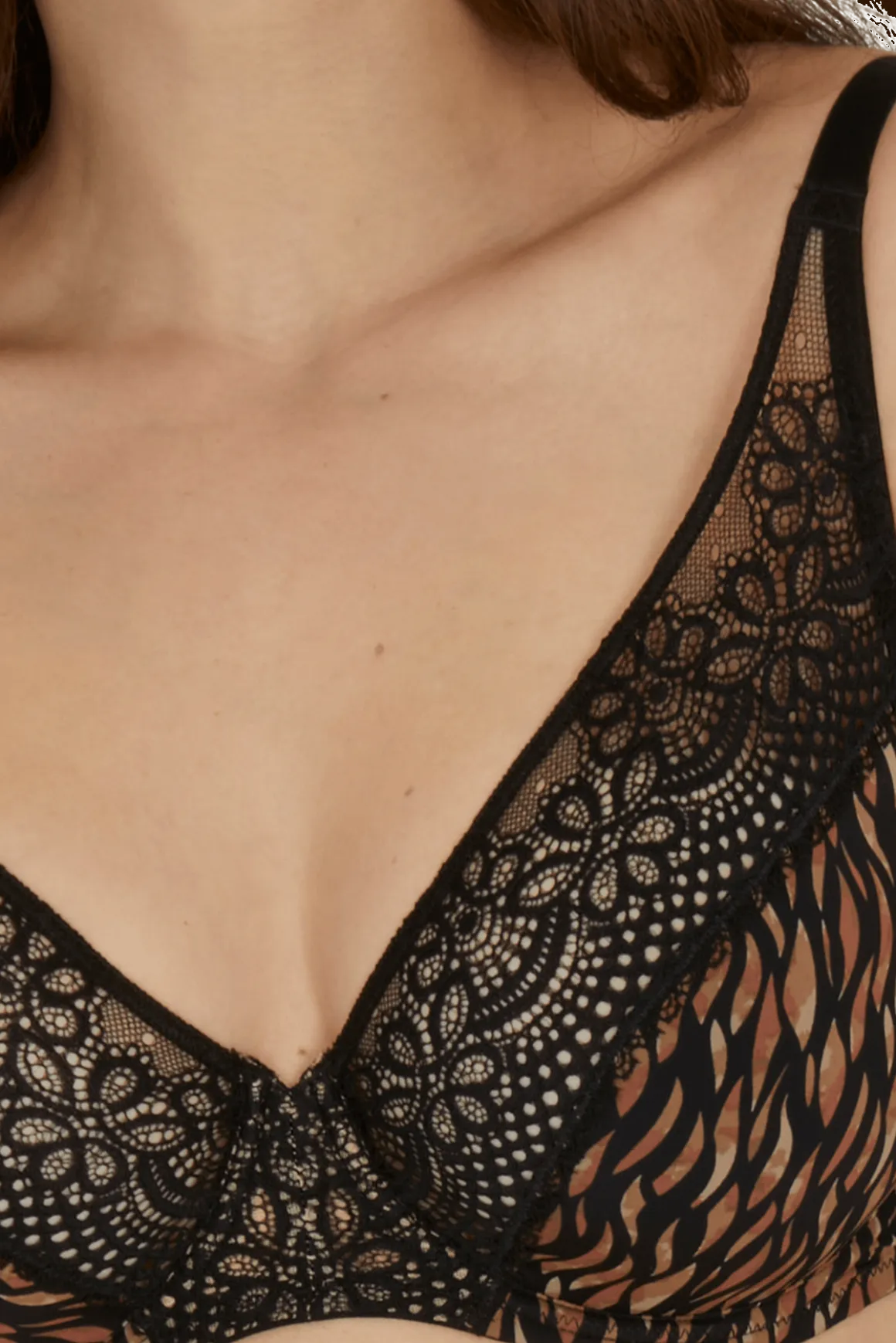 Soutien-gorge foulard à armatures L'irrésistible - Fauve