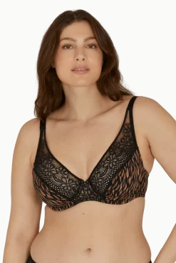 Soutien-gorge foulard à armatures L'irrésistible - Fauve