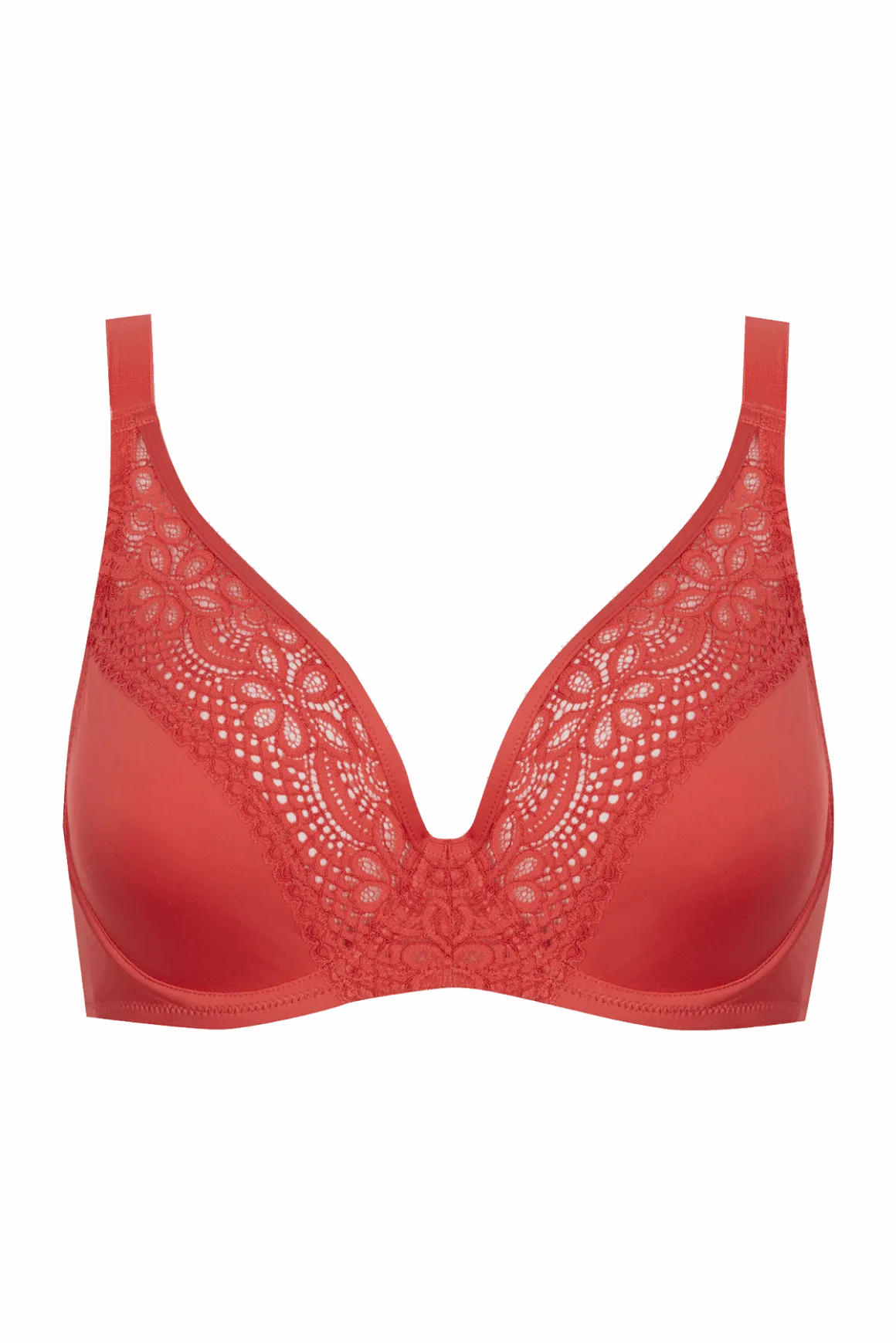 Soutien-gorge foulard à armatures L'irrésistible - Corail