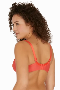 Soutien-gorge foulard à armatures L'irrésistible - Corail