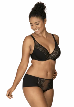Soutien-gorge foulard à armatures L'irrésistible - Noir