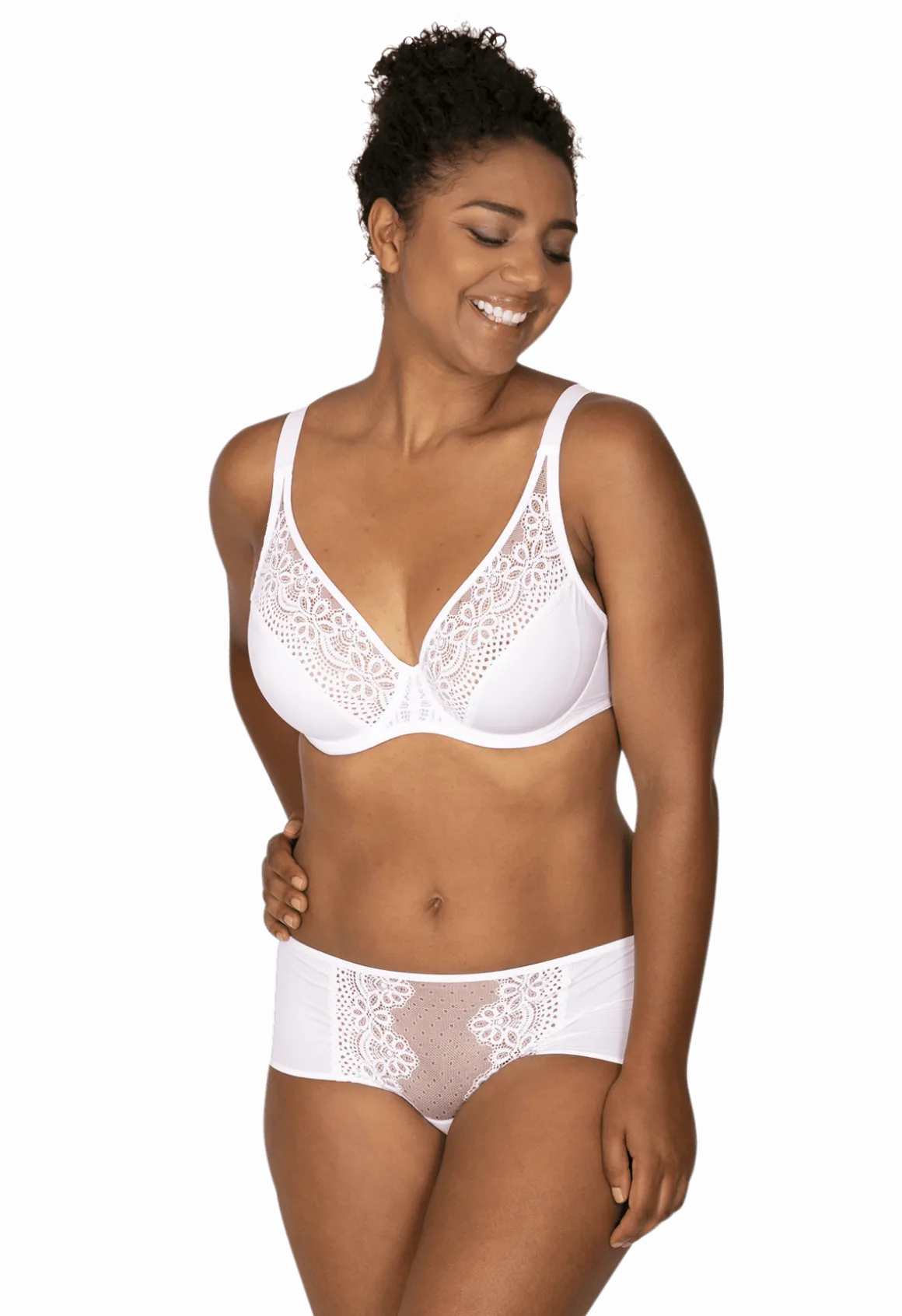 Soutien-gorge foulard à armatures L'irrésistible - Blanc