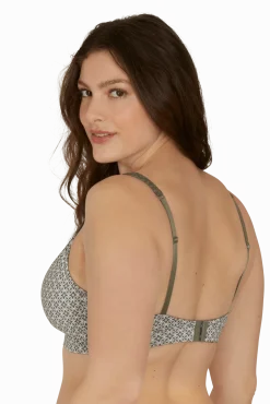 Soutien-gorge foulard sans armatures en dentelle et en microfibre L'irrésistible - Mosaique