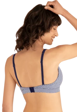 Soutien-gorge foulard sans armatures en dentelle et en microfibre L'irrésistible - Illusion