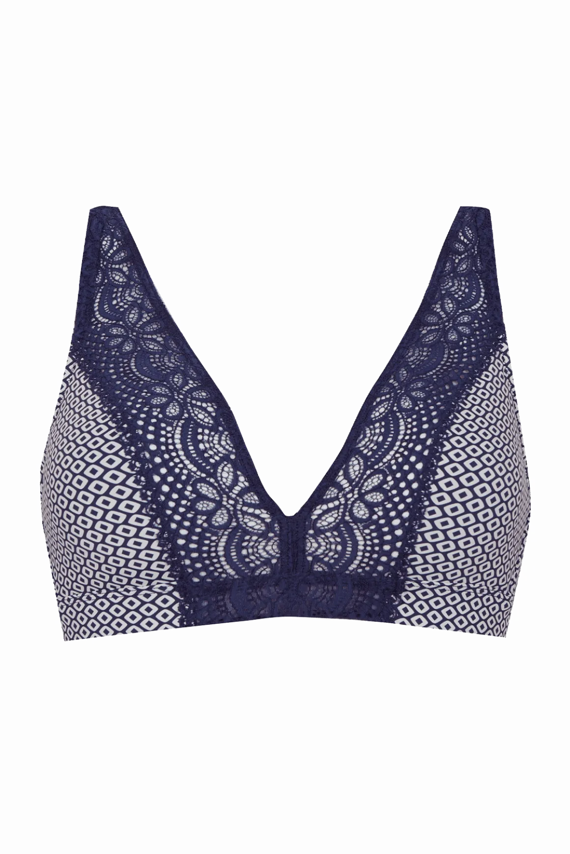 Soutien-gorge foulard sans armatures en dentelle et en microfibre L'irrésistible - Illusion