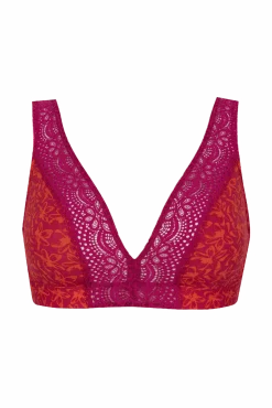 Soutien-gorge foulard sans armatures en dentelle et en microfibre L'irrésistible - Tiaré