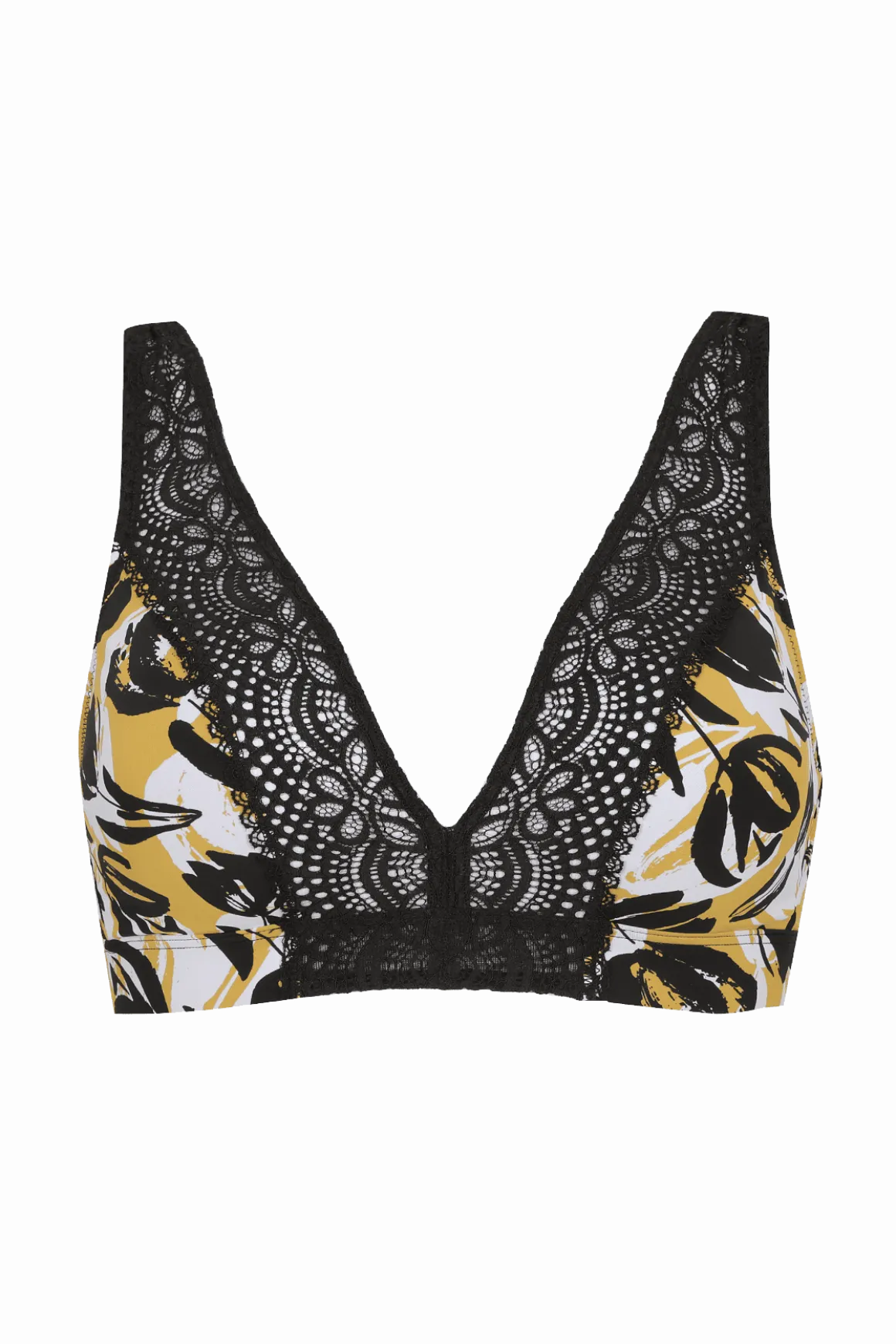 Soutien-gorge foulard sans armatures en dentelle et en microfibre L'irrésistible - Esquisse