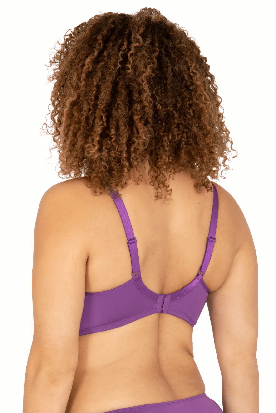 Soutien-gorge sans armatures Tulle Design - Violet