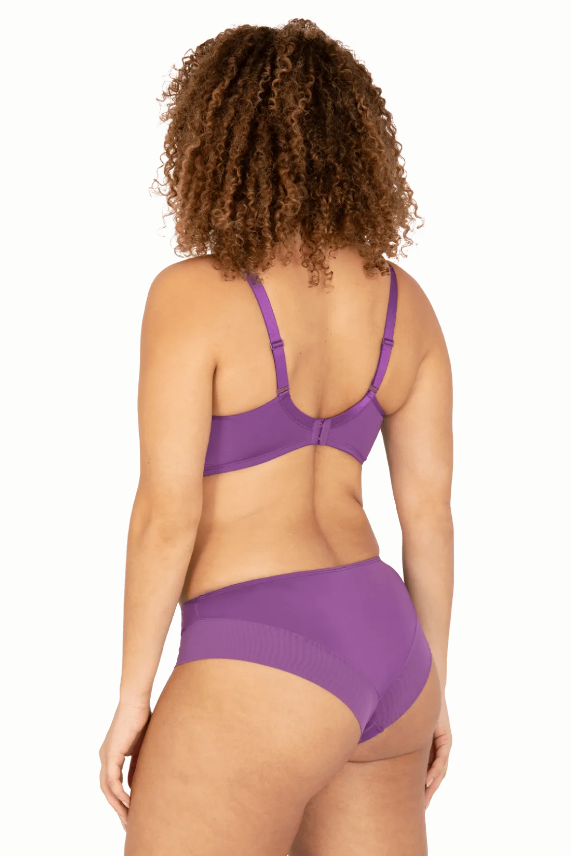 Soutien-gorge sans armatures Tulle Design - Violet