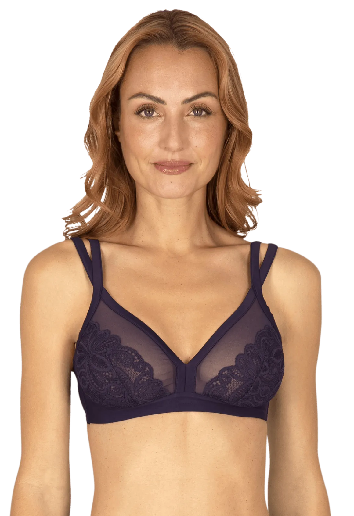 Soutien-gorge sans armatures Well Allure L'Original - Bleu nuit