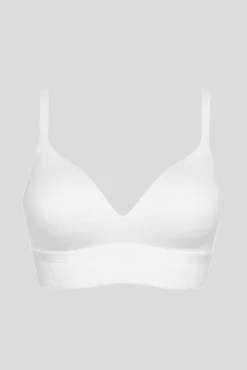 Soutien-gorge sans armatures coques souples Arty Graphik - Blanc