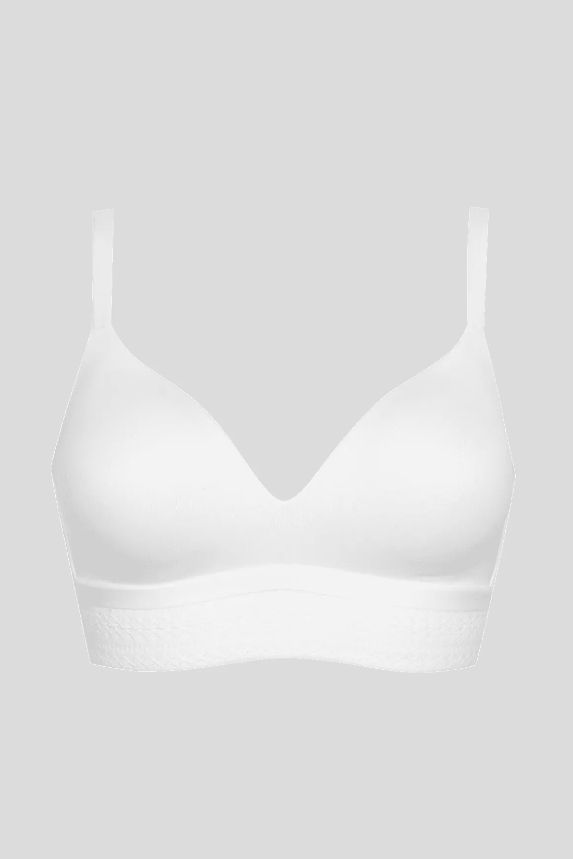 Soutien-gorge sans armatures coques souples Arty Graphik - Blanc