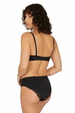 Soutien-gorge sans armatures à coques souples Romance Magic Nights - Noir