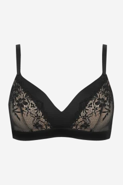 Soutien-gorge sans armatures à coques souples Romance Magic Nights - Noir