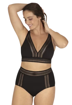 Soutien-gorge sans armatures Arty Graphik - Noir