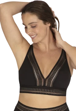 Soutien-gorge sans armatures Arty Graphik - Noir