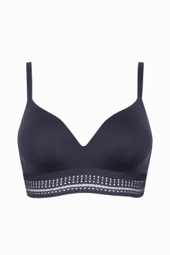 Soutien-gorge sans armatures coques souples Arty Graphik - Bleu nuit