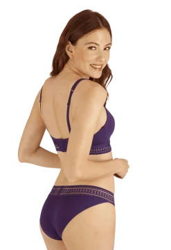 Soutien-gorge sans armatures coques souples Arty Graphik - Bleu nuit