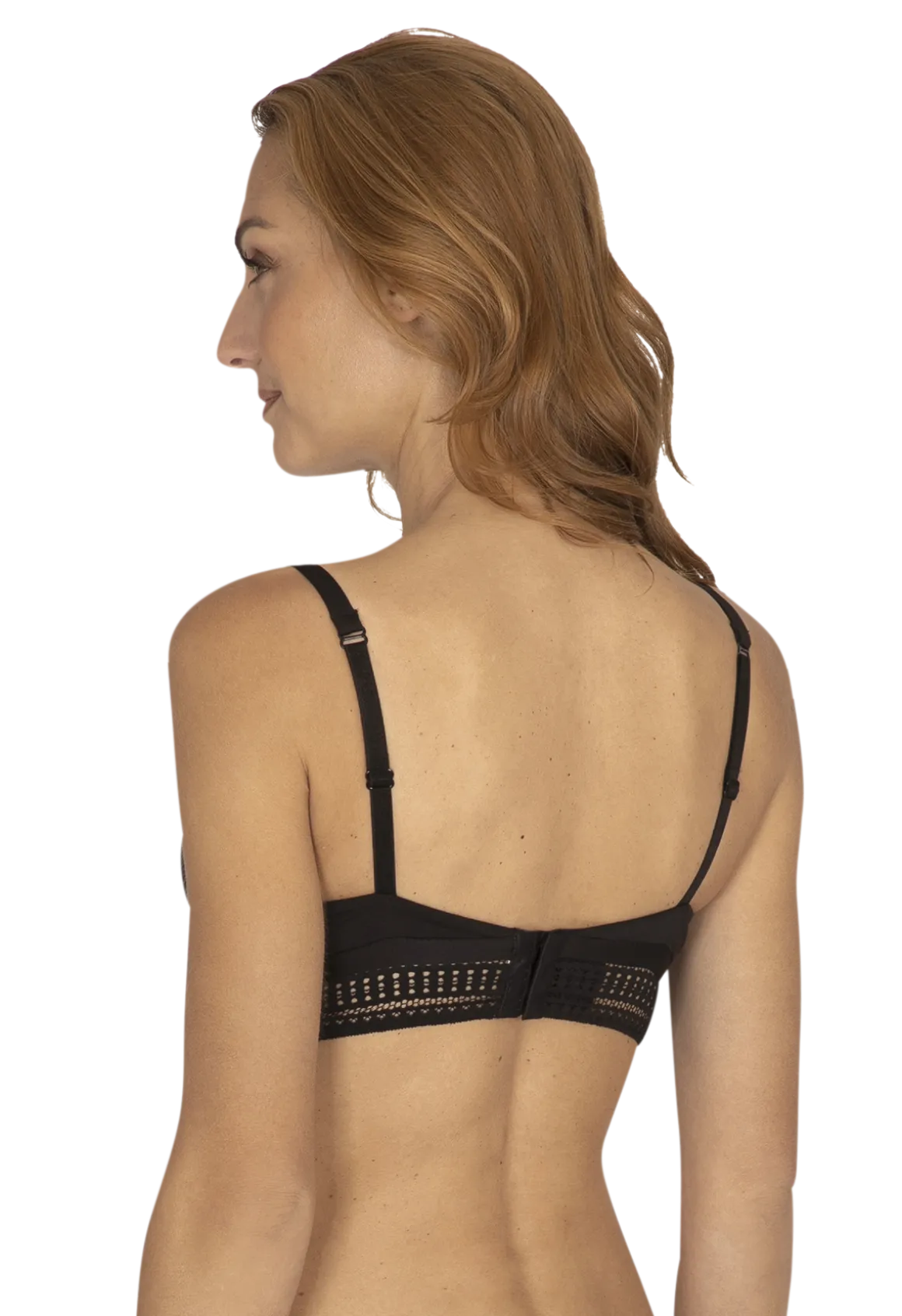 Soutien-gorge sans armatures coques souples Arty Graphik - Noir