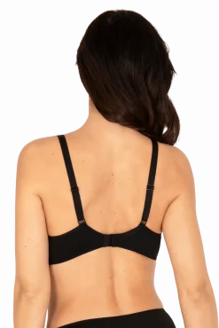 Soutien-gorge sans armatures Tulle Design - Noir
