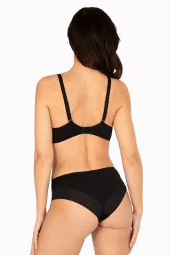 Soutien-gorge sans armatures Tulle Design - Noir