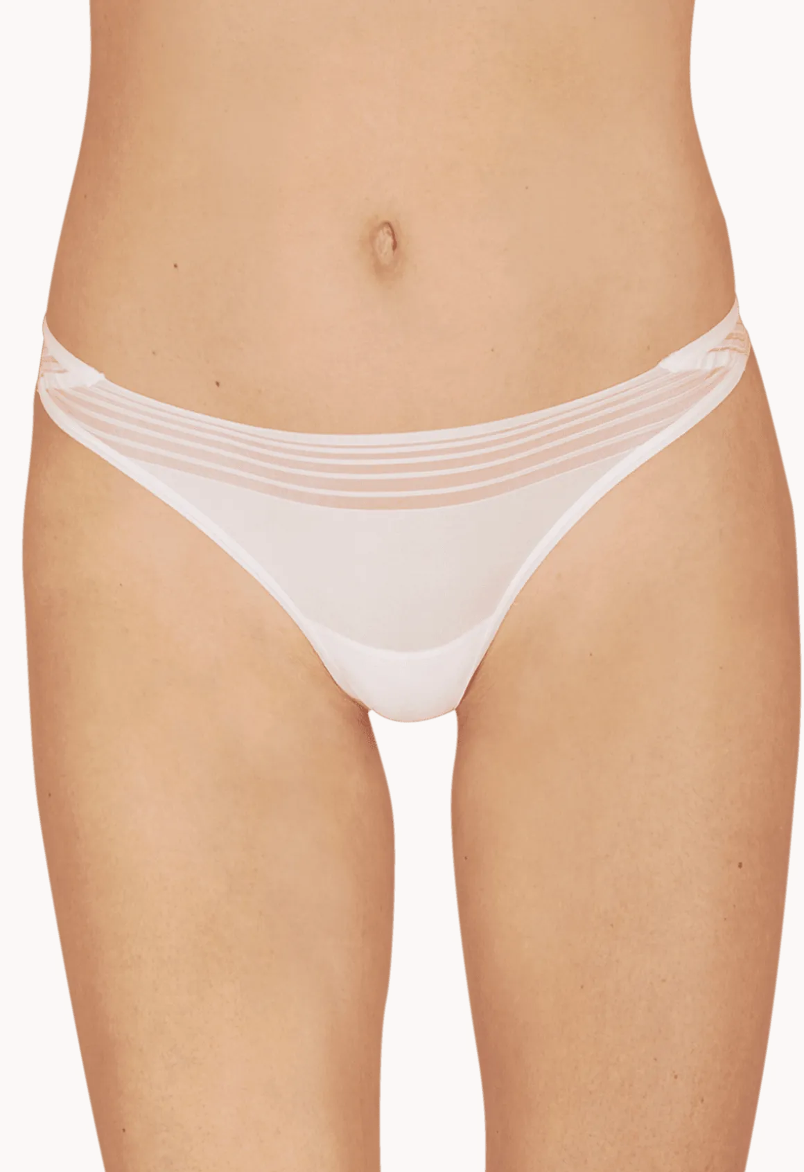 Tanga Invisible - Blanc