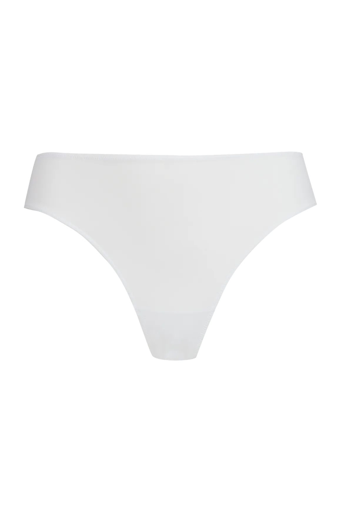 Tanga Résille Florale - Blanc