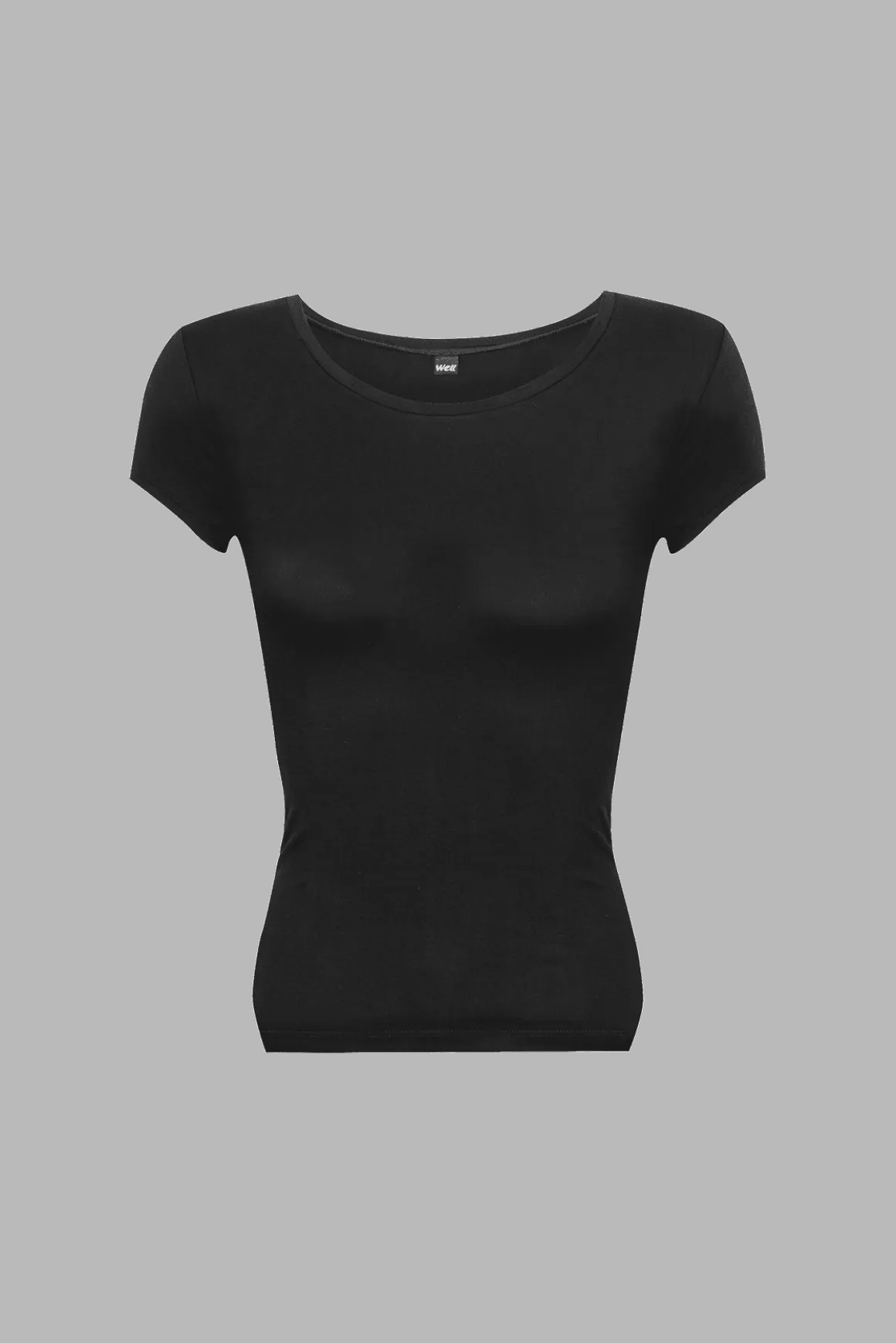 Top Manches Courtes Allure d'Hiver - Noir